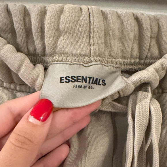 Essentials Tan Sweatpants - Picture 2 of 5